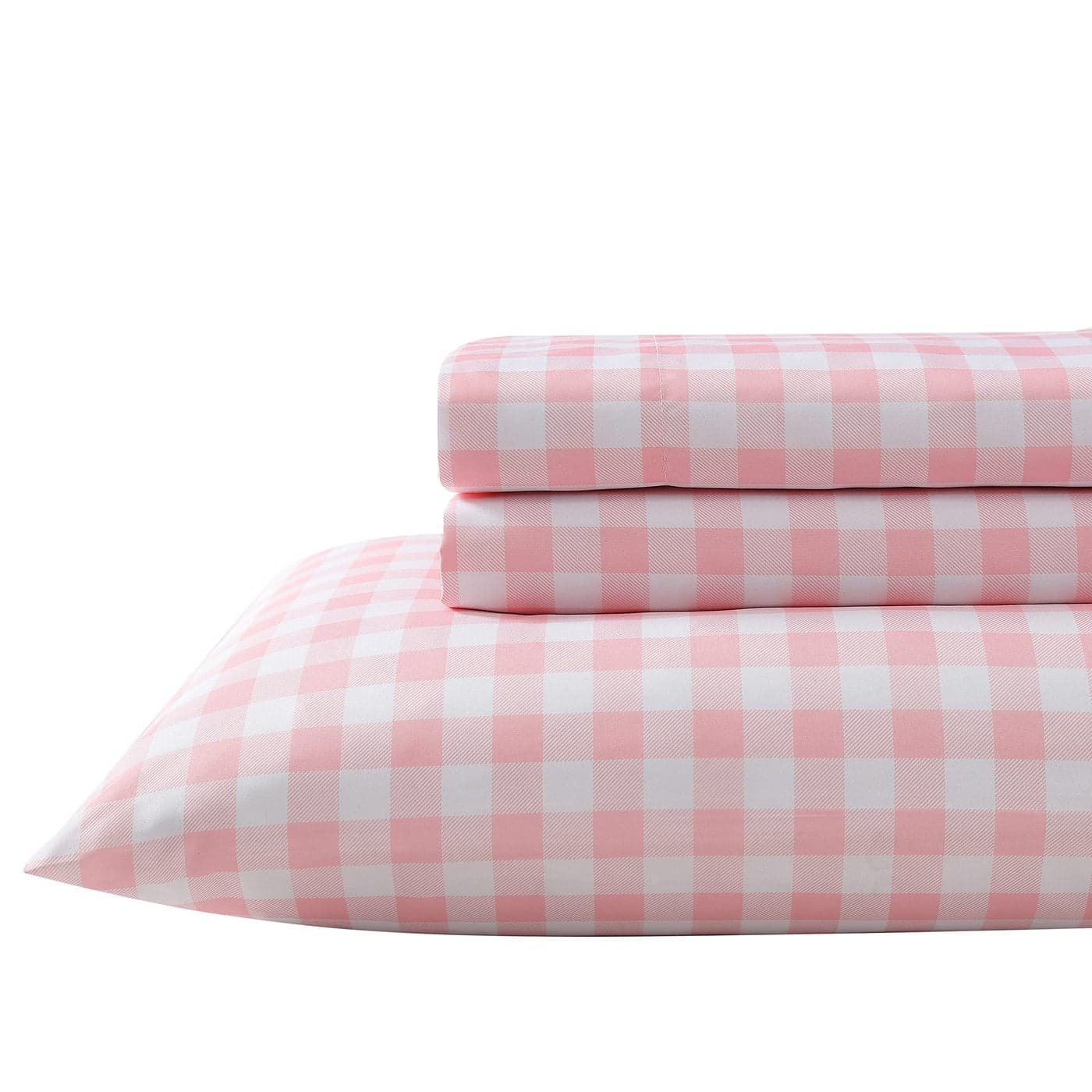 Eddie Bauer Kids Twin Sheets StainResistant Toddler Bedding with Matching Shams Super Soft Ideal Girl Room Essentials Poppy Plaid Pink Twin