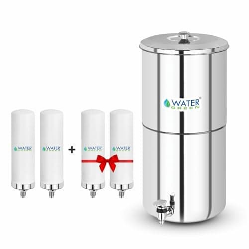 Water Green Gravity Water Filter + Free Candle (16 Ltr - WG WF + Free Candle)