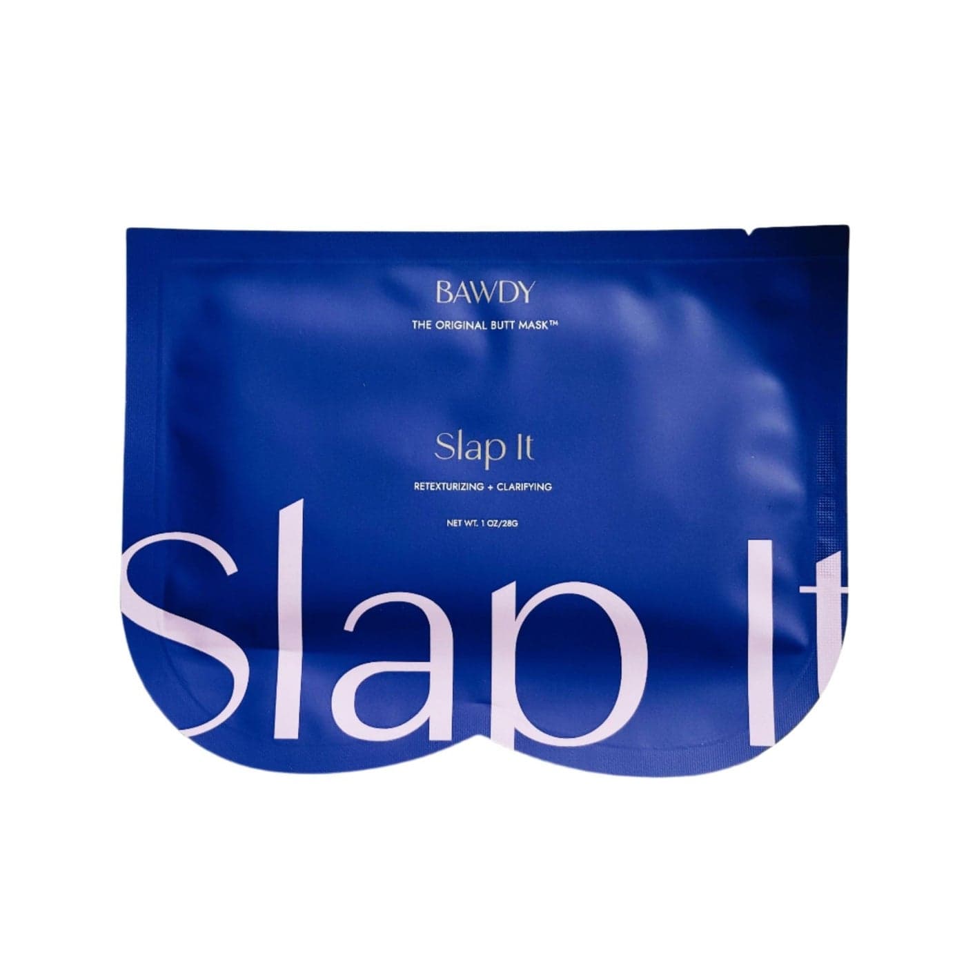 BAWDY Slap It Caffeine Beauty Butt Mask Retexturizing Detoxifying Treatment for Your Behind 2 Sheets One for Each Cheek Clean Beauty Mask for Your Butt 2 Sheets Single Use