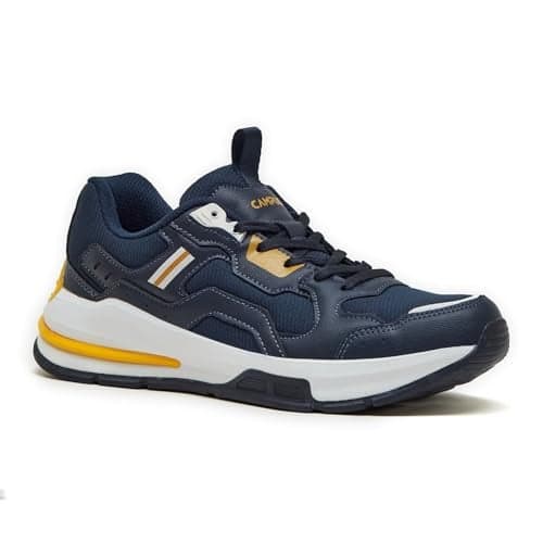 Campus Men's Harmony Sneakers Navy/MSTD - 10UK/India