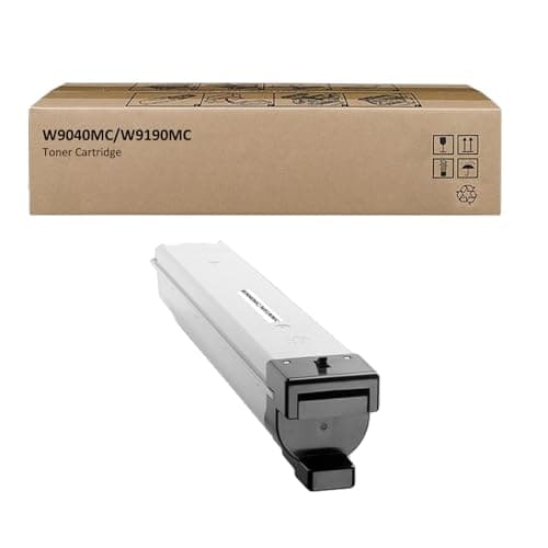 W9040MC W9190MC Remanufactured Toner Cartridge Replacement for W9040 W9190 Black Toner Cartridges for HP MFP E77822 E77825 E77830 Printers 1 Black