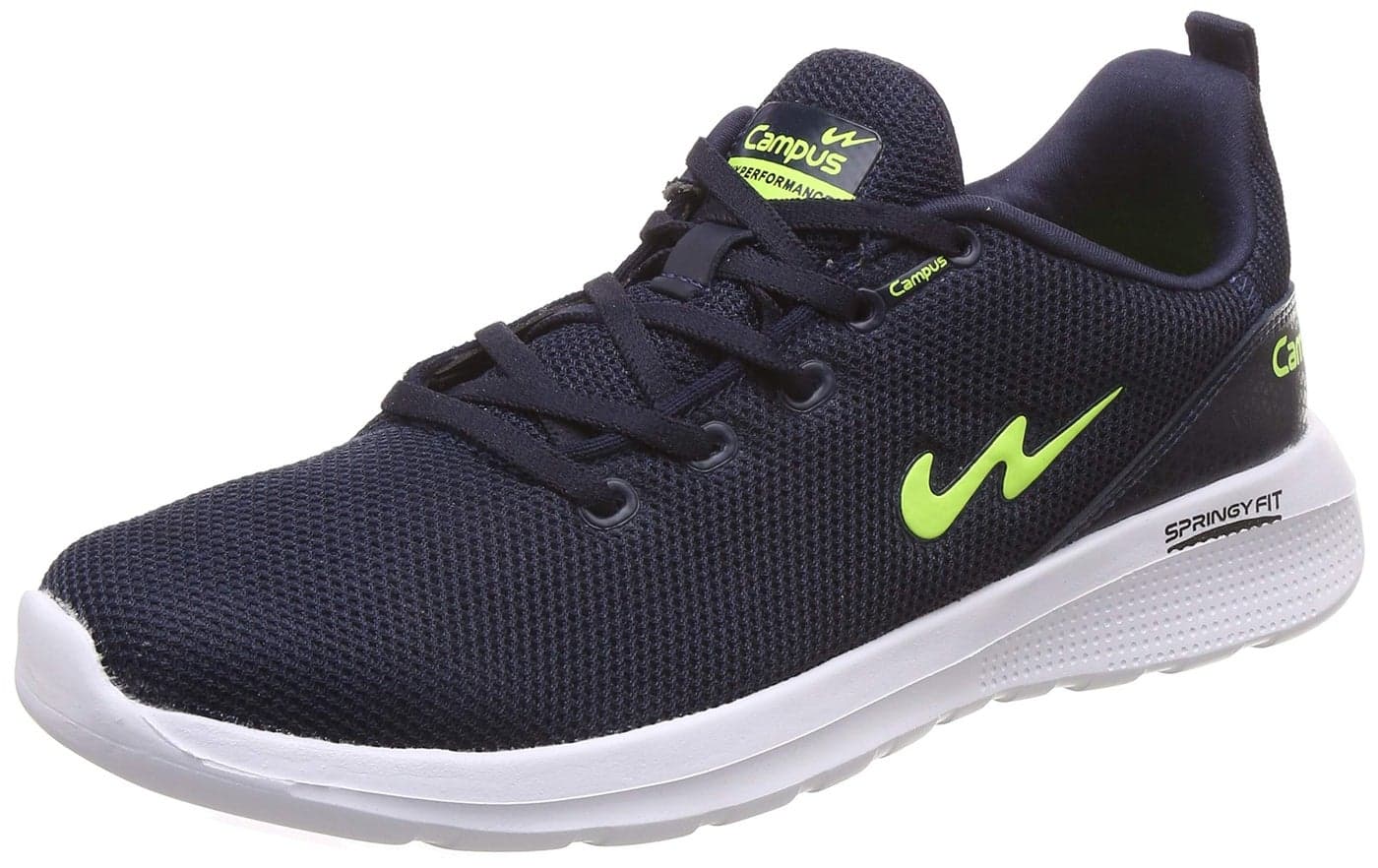 Campus Men's BLU/GRN Running Shoes -10 UK/India