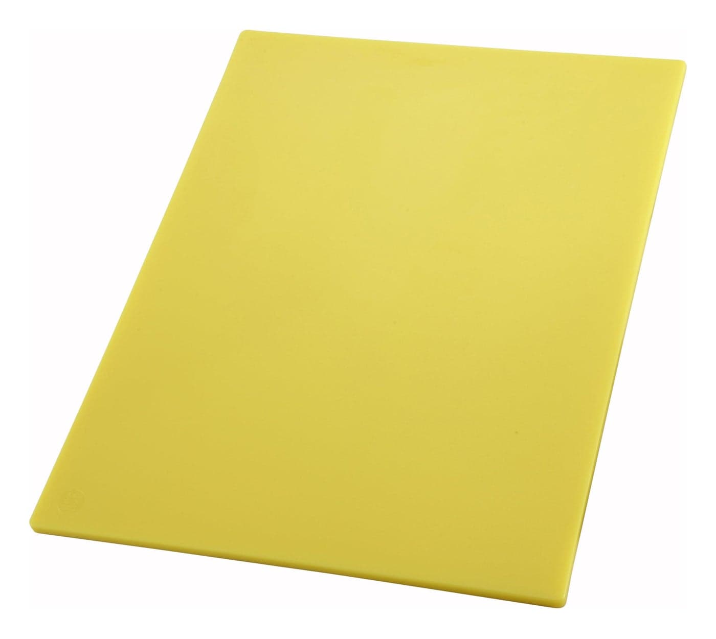 Winco Heavy-Duty Plastic Cutting Board, 15" x 20" x 1/2", Yellow, Medium