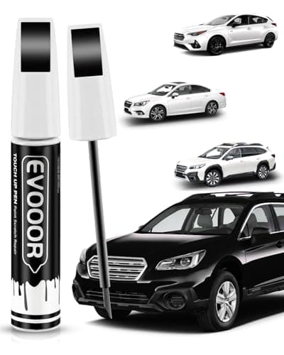 EVOOOR D4S Crystal Black Pearl Touch Up Paint Compatible with Subaru Exact Match 2 in 1 Touch up Paint for Chips and Nicks Repair with 2pcs Disposable Micro Applicators