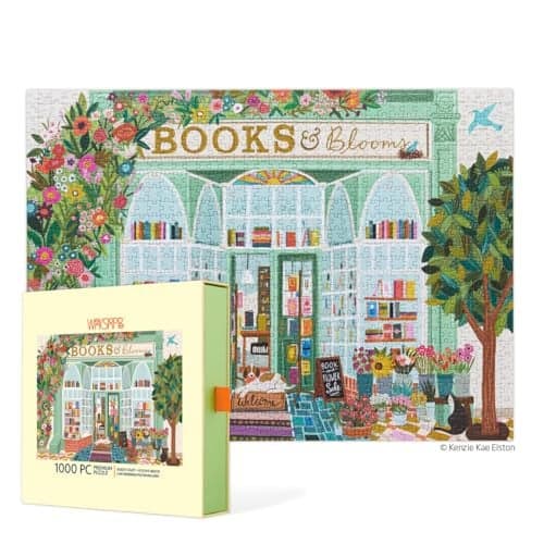 WerkShoppe Books and Blooms 1000 Piece Puzzle