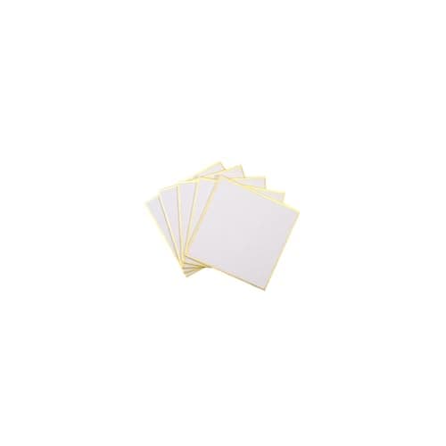 Yasutomo Shikishi Board, Size 3″ x 3″, Pack of 5, Washi Paper, Arts and Crafts Supplies