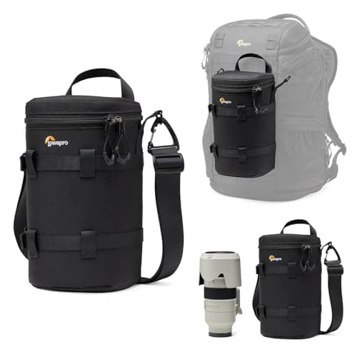 Lowepro ProTactic LCS 12 x 24 III Camera Lens Case, Camera Lens Pouch Bag, fits70-200mm F/2.8 (with hood), for DSLR,Mirrorless Cameras, Vol-2.5L Dim:9.45x4.72x4.72in, Camera Bag for Photographer/Video