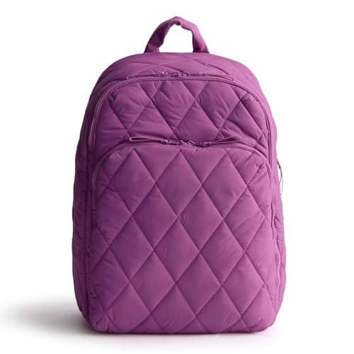 Vera Bradley Women's Featherweight Westover Hybrid Backpack, Iris Orchid, One Size