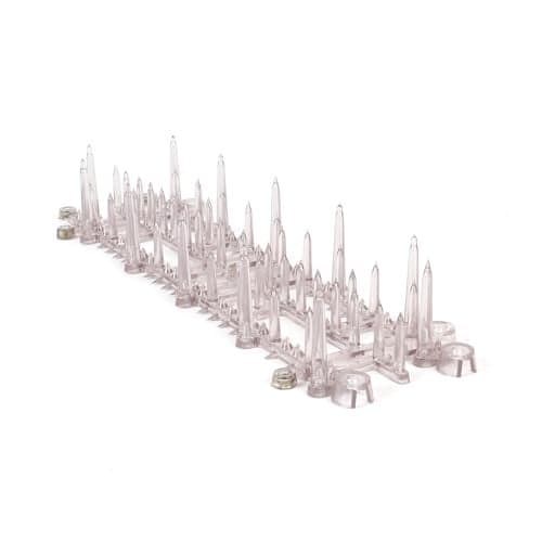 PlastKart 5 Piece Polycarbonate Monkey Protector Spike, Anti Monkey Spikes, Monkey Control Spikes, Monkey Spikes for Balconies, Industries, Water Tank, Boundary Wall,Terrace