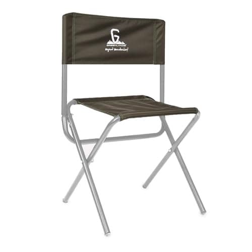 GREENLANDS Portable Outdoor Folding Olive Chair with Aluminium Frame ? Ideal for Camping, Beach, Sports| Comfortable, Lightweight, and Easy Setup