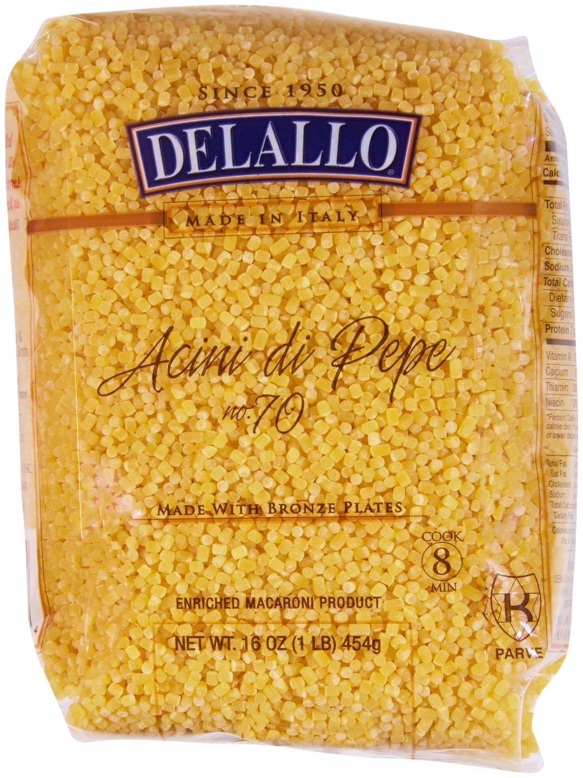 DeLallo Acini Di Pepe No70 1 lb