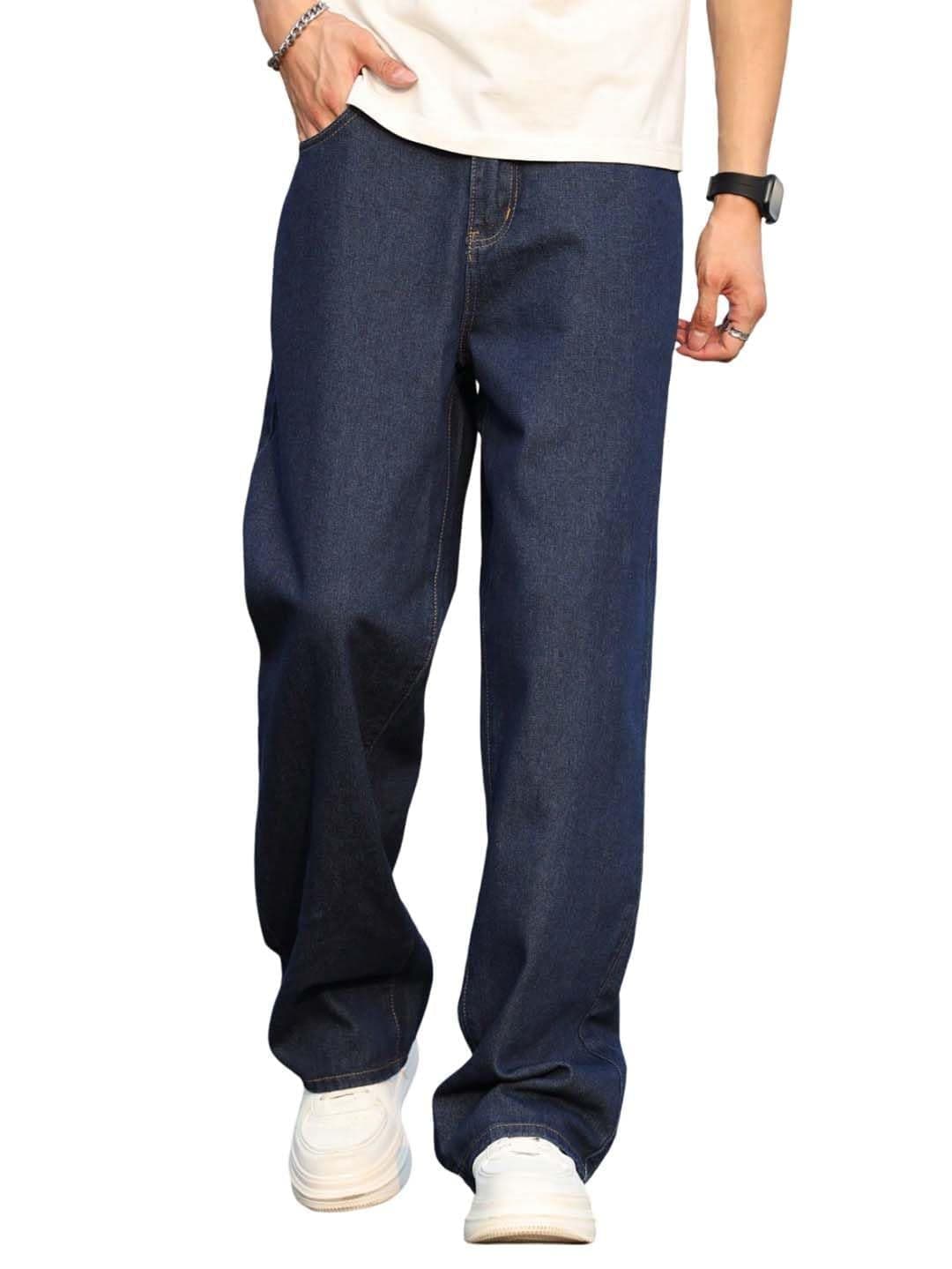 KOTTY Men's Vintage Wash with a Modern Twist Faded Jeans(Blue,28)