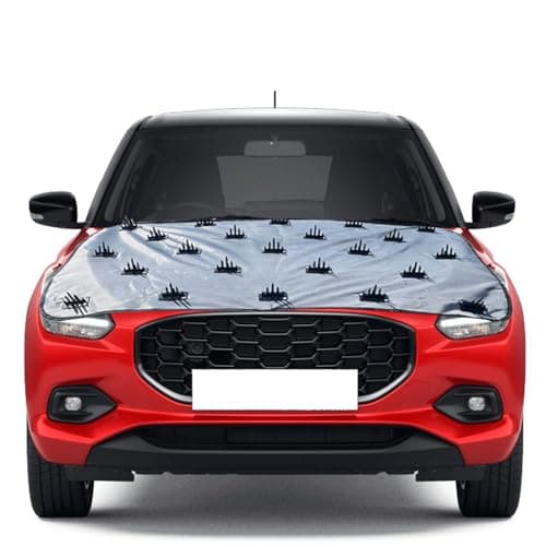 AUTOUNIKO Car Protection Cover from Dogs, Pets and Animal Dustproof Car Body Cover Dog Protection for Bonnet with Spikes Compatible with All Cars Universal Size