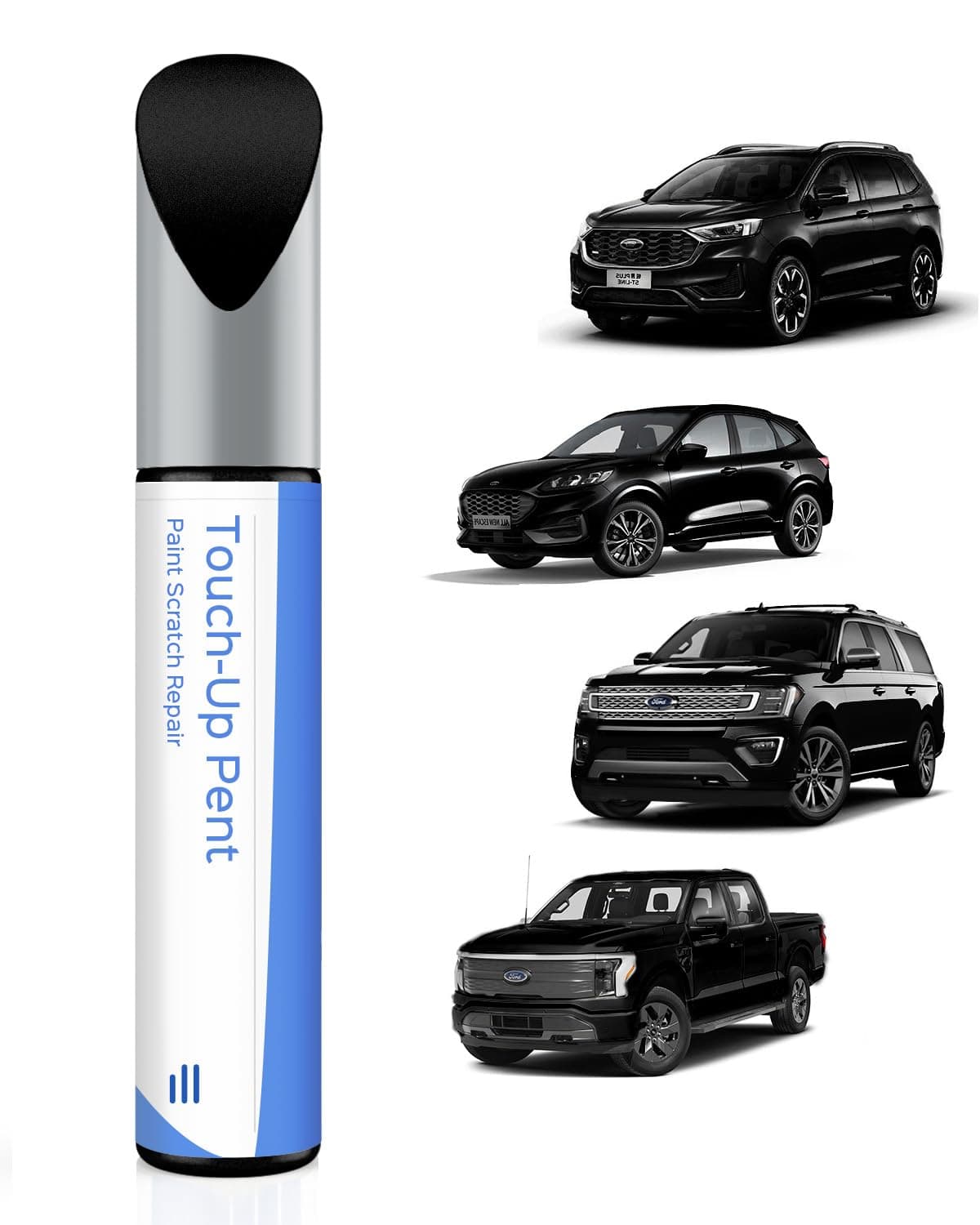 PARTS4EV UM Agate Black Metallic Touch Up Paint Compatible with Ford Exact Match–Chips and Nicks Touch Up