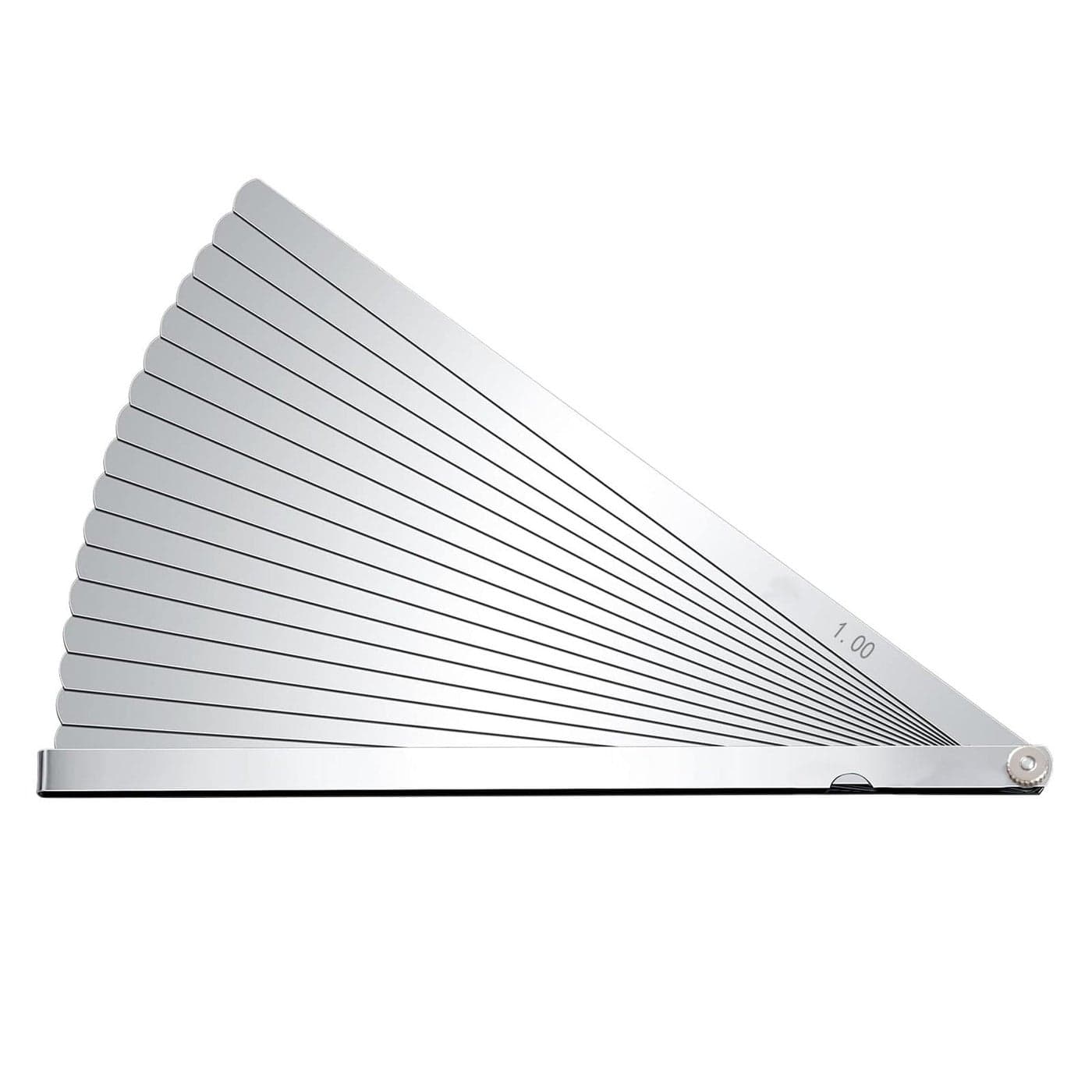 Rannb Metric Feeler Gauge Gap Measurement Tool 12inch Long 17 Blades 002100mm Thickness