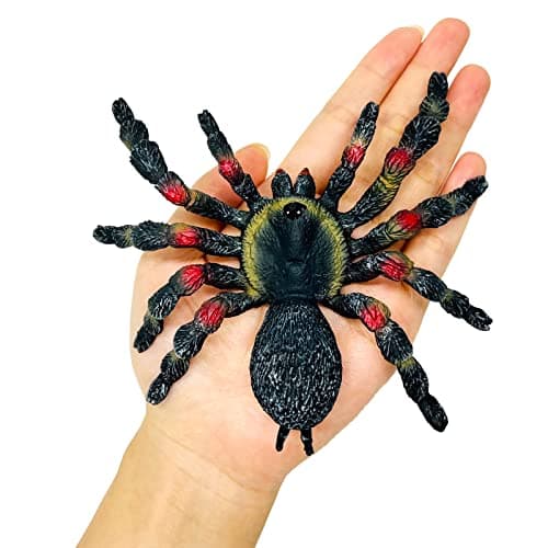 Uelfbaby Giant Realistic Spider Fake Spider Action Model Lifelike Insect Toy Figures Halloween Prank Props Party Supplies