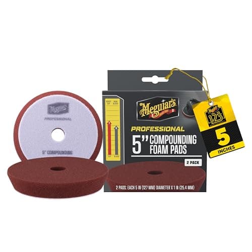 Meguiars Professional 5 Compound Foam Pad 2pk 10CV