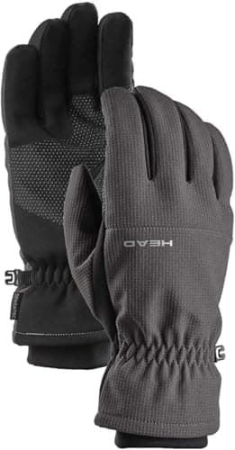 Head Waterproof Hybrid Gloves (Medium, Charcoal)