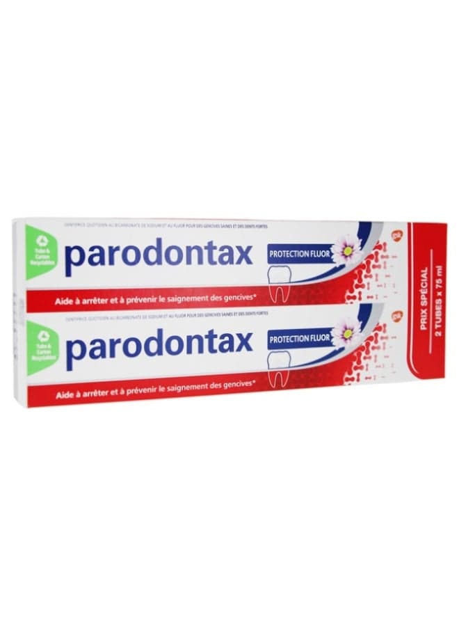 Fluorine Protection Toothpaste 2 x 75ml