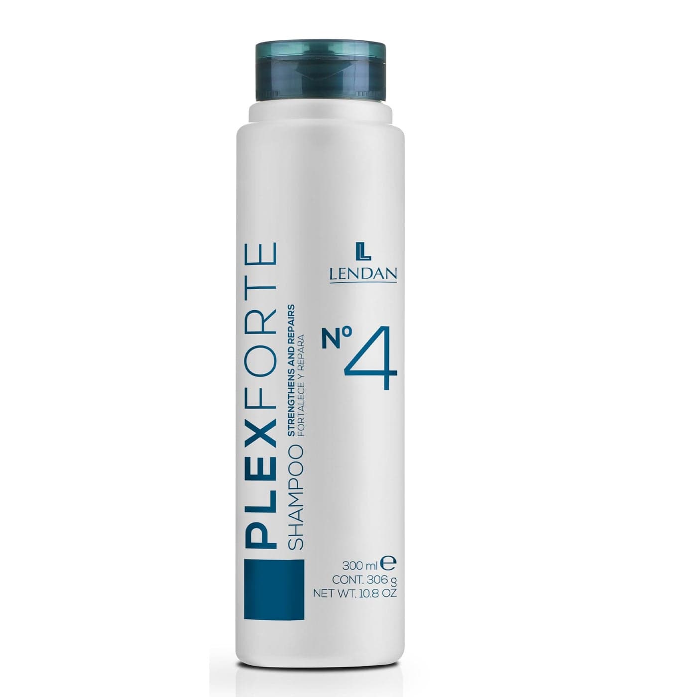 Lendan Repair Shampoo Plex Forte N4 Shampoo 300 ml Repairs and Strengthens Hair Deep Cleanses Normalizes Hair pH AntiFrizz Deep Hair Hydration