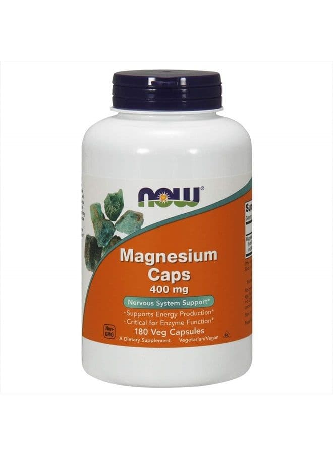 Magnesium 400mg, 180 Veg Capsules