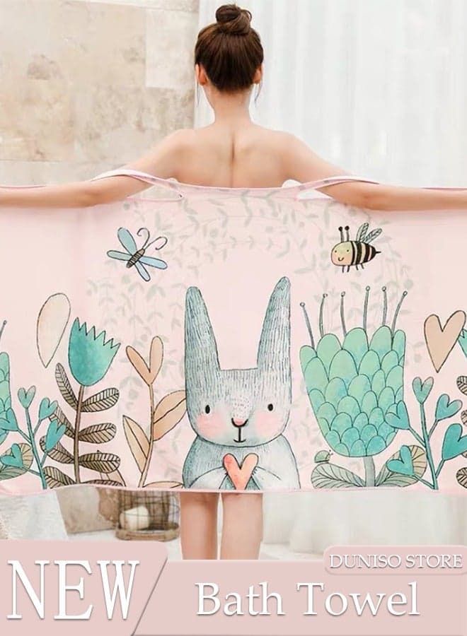 Bath Towel, Towel Wrap Women Shower Robe, Quick-dry Towel Wrap Dress for Women, Shower Wrap Robe Terry Cloth Spa Bath Towel Wrap