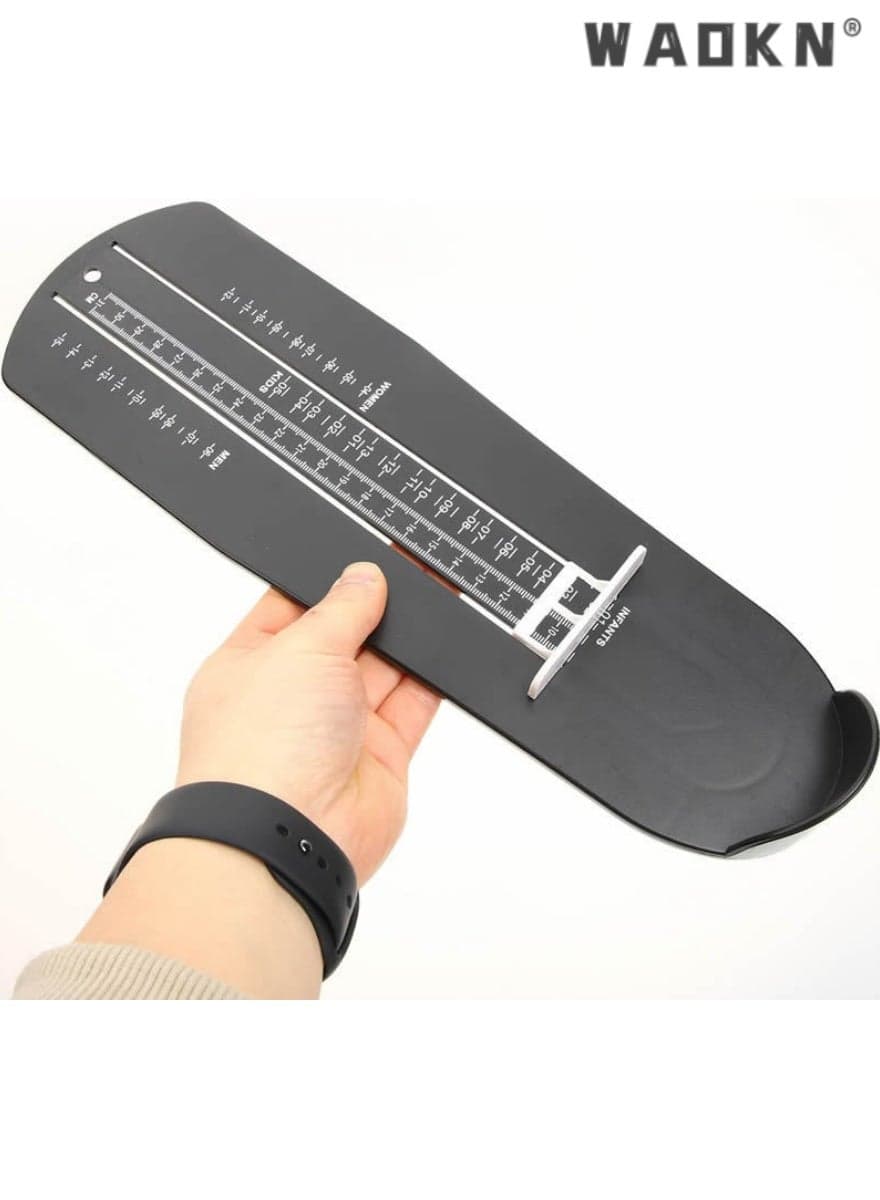 Foot Measurement Device, US Shoe Measuring Device,Adult and Children's Shoe Size Measuring Tool, Accurate and Easy to Use, Ideal for Determining Perfect Fit for All Age, Reliable and Convenient