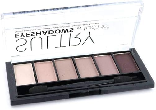 Technic Sultry Rosebud Eyeshadows Palette 6 x 12 g 6Piece Black