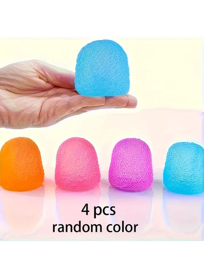 4 Pcs Squeeze Stress Relief Toys Random Color Candy Shape For Desk