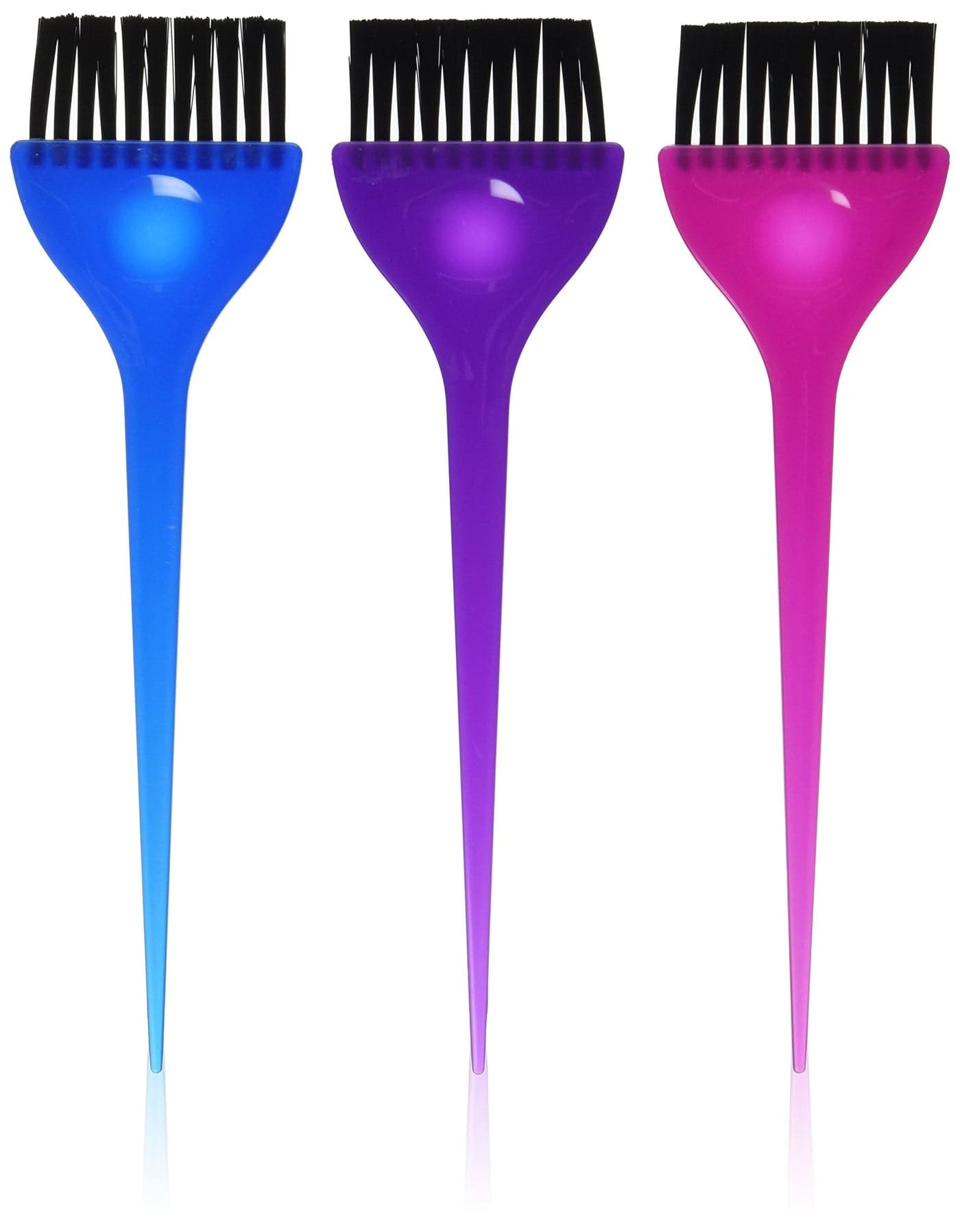 Soft N Style 3 Piece Translucent Dye Brush Set