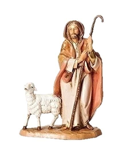 Fontanini The Good Shepherd with Sheep Italian Nativity Village Figurine