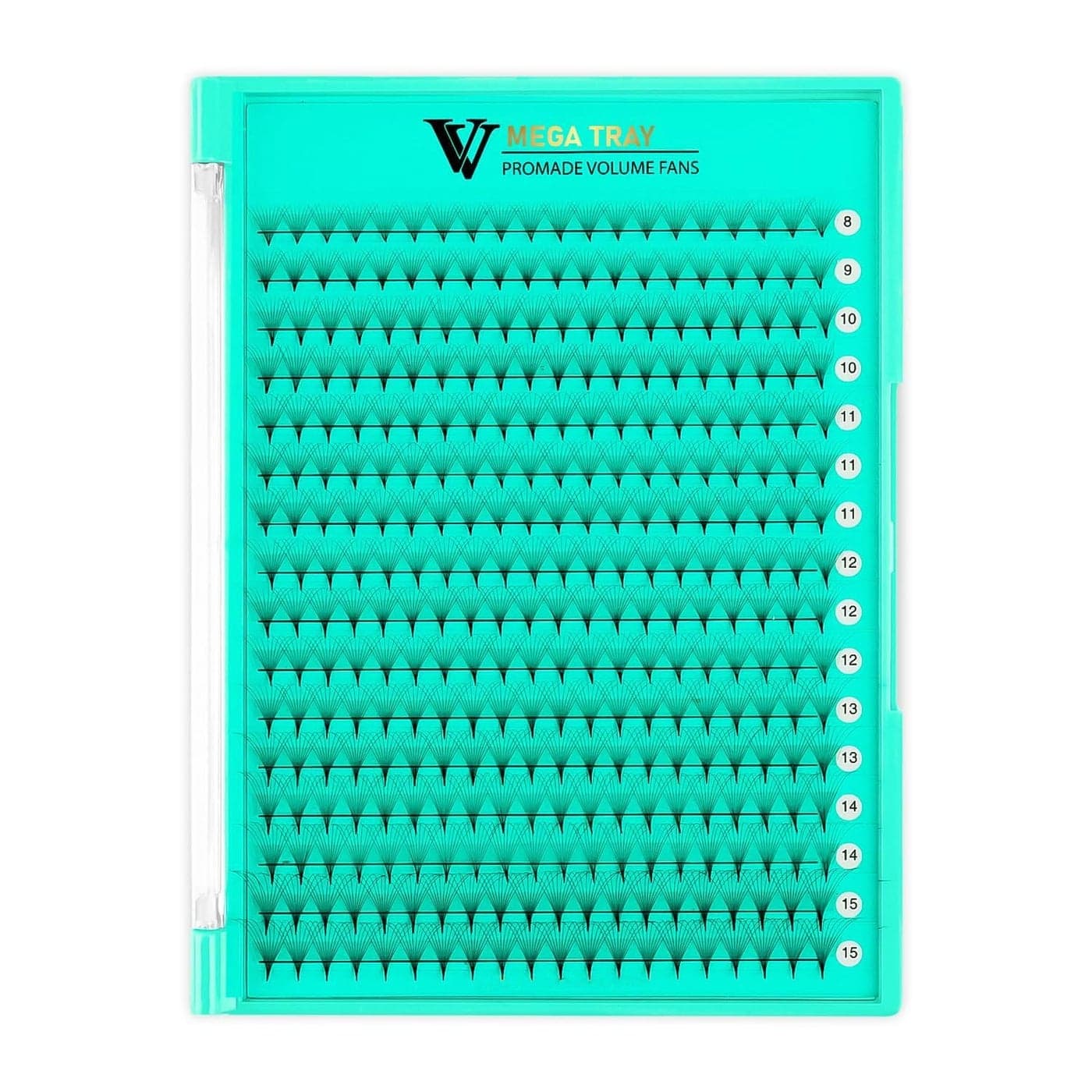VAVALASH 320 Fans Premade Fans Eyelash Extensions 10D 14D 16D 20D 005 007 Thickness CD Curl Middle Stem Premade Fans Volume Lash Extensions 320 Fans10D005D815mm
