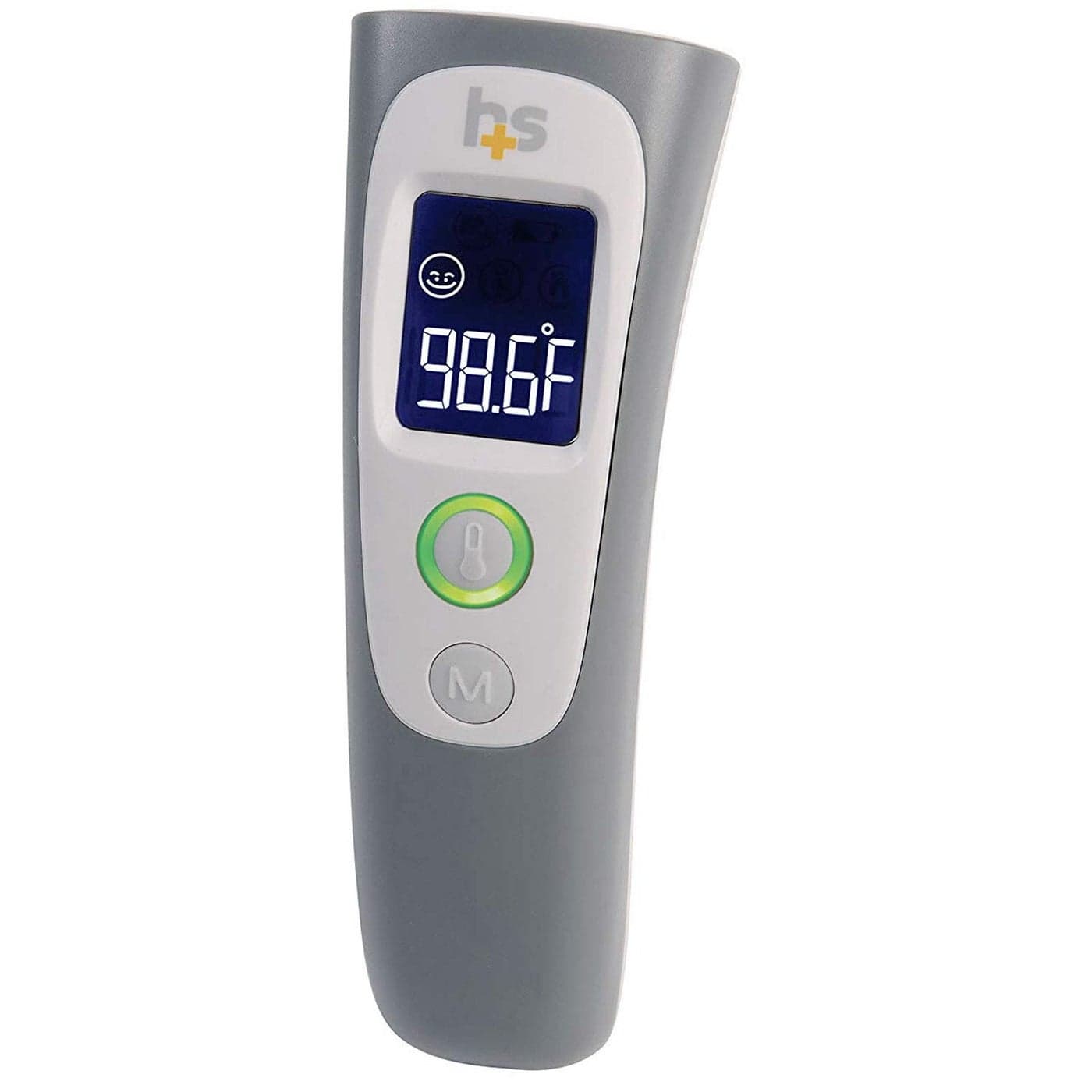 HealthSmart Digital Temporal Thermometer with No Contact Infrared Technology Babies Children or Adults Test Temperature of Objects or Air with Alarm and Memory Function FSA HSA Eligible
