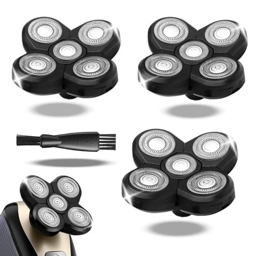 OXSITO Pro 5 Replacement Blades for Freebirds Flexing Series Bald Head Shavers, Blades Refills with Precision and Comfort Shave(Pack of 3)