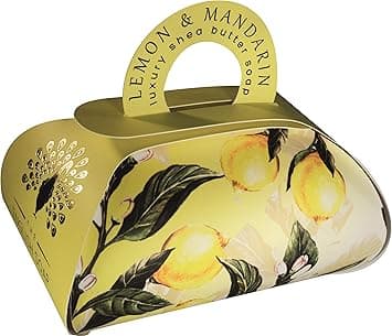 The English Soap Company Large Gift Bag Bath Soap Lemon Mandarin 260g