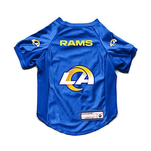 Littlearth NFL Los Angeles Rams Stretch Pet Jersey,X-Small