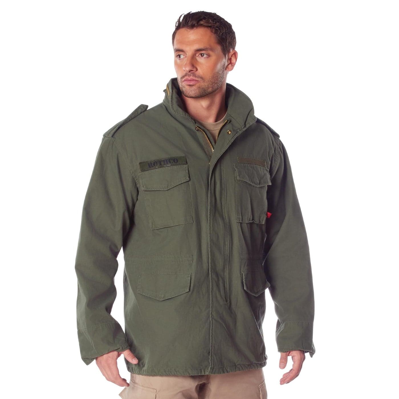 Rothco Vintage Field Jacket Timeless Style for Adventures Olive Drab S