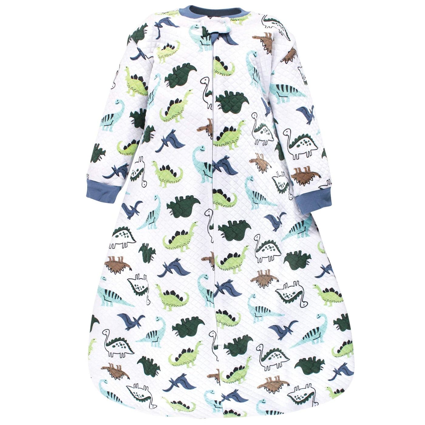 Hudson Baby Unisex Baby Premium Quilted Long Sleeve Sleeping Bag and Wearable Blanket Dinosaurs 1218 Months