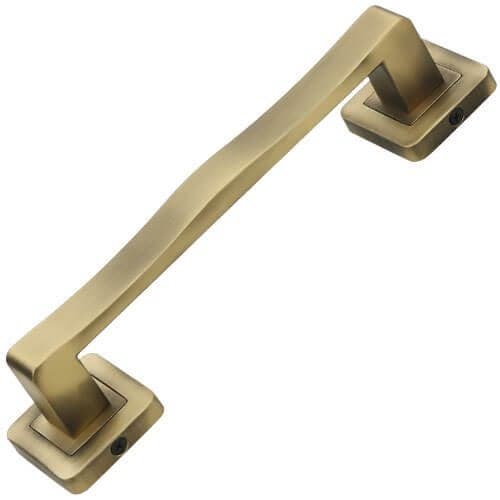 FAST Dh19 Brass Antique 8 Inch Main Door Pull Handle For Home Office Doors Brown