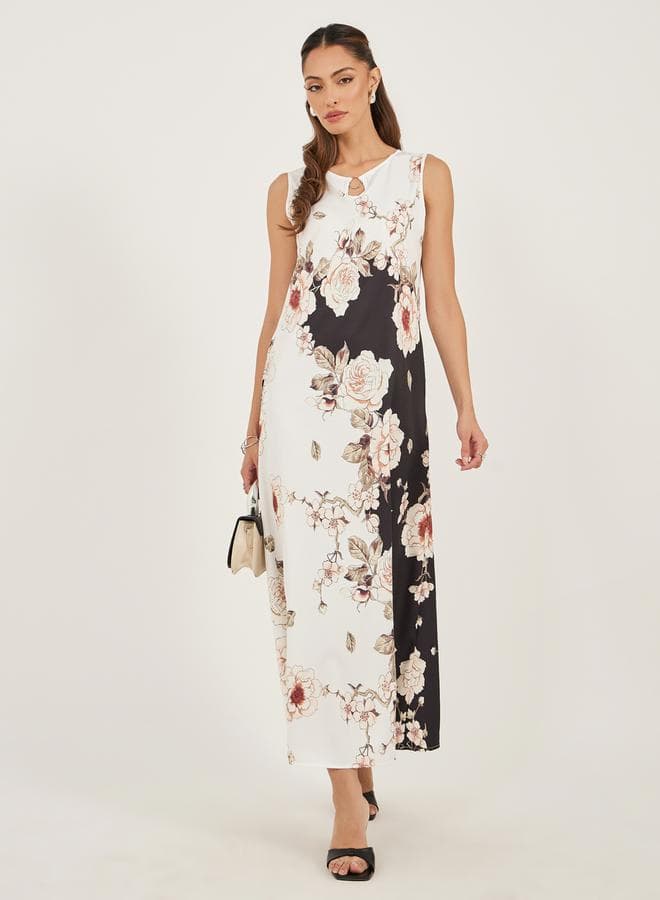 Floral Print Maxi Dress