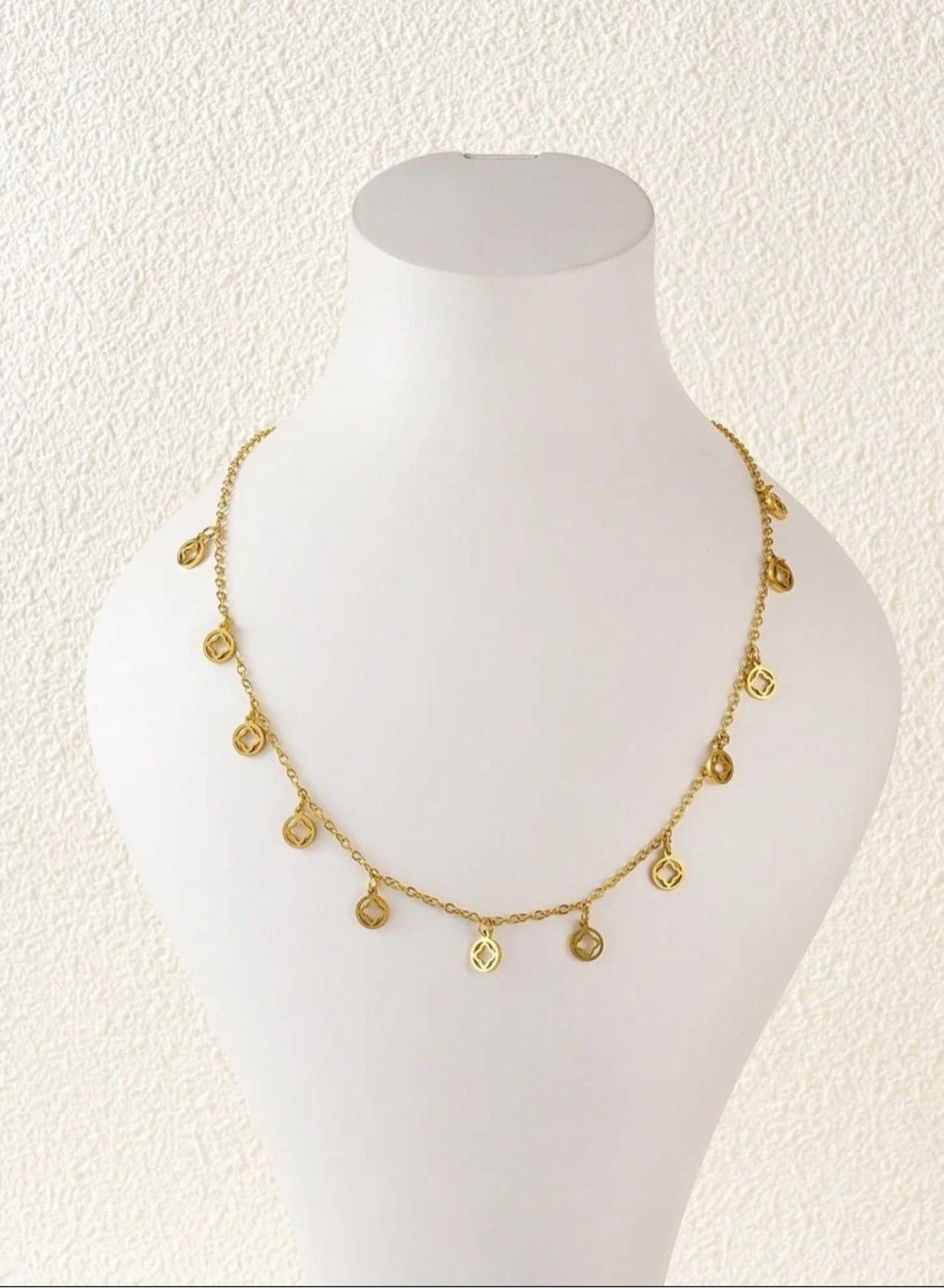 Elegant Gold Stainless Steel Necklace For Women