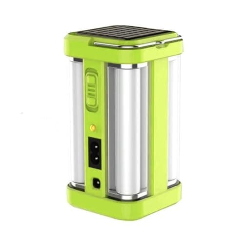TEQO Emergency Light Rechargeable | 4 Tube Solar Lantern Study Light | Emergency Light for Home | 2 Lighting Mode Charger Lamp, 1600 mAh Battery | Up to 5-7 Hours Backup| (Multicolor)