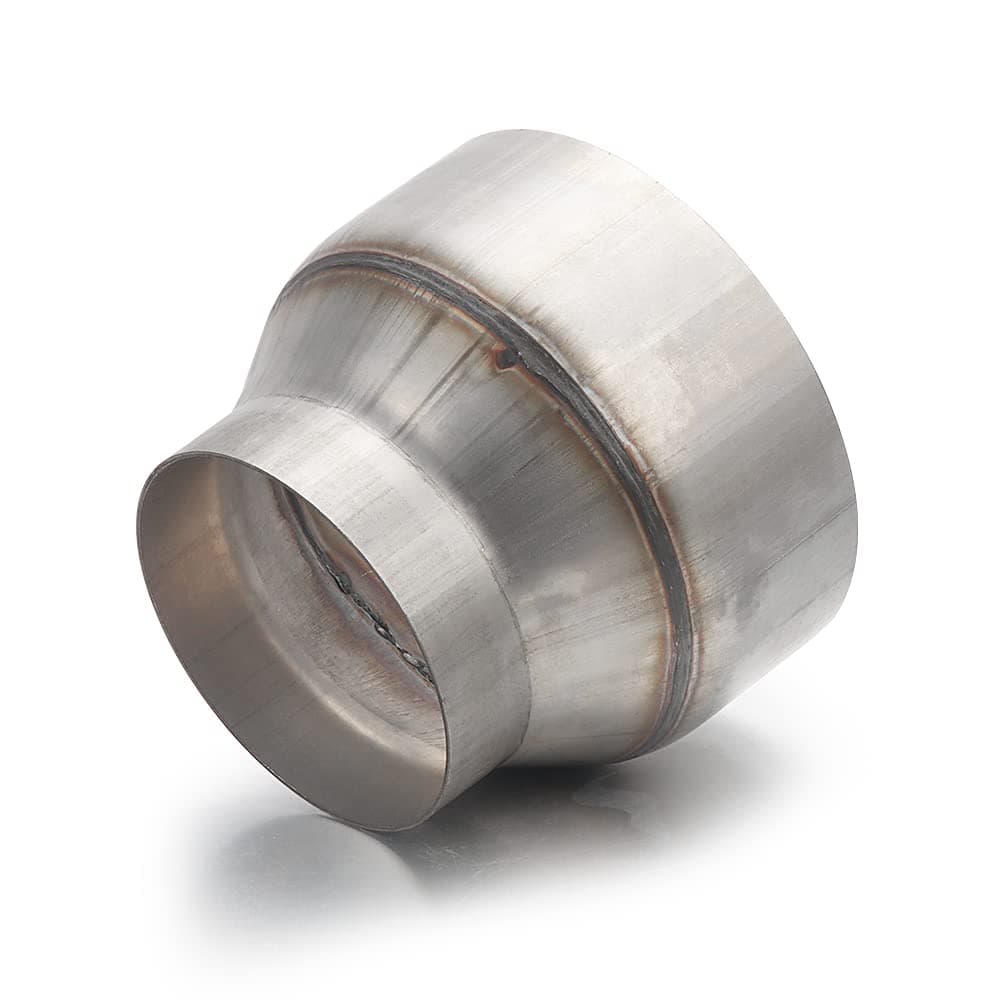 AKARCK Exhaust Adapter Connector 3 OD to 5 OD Exhaust Pipe Reducer 4 Overall Length 304 Stainless Steel