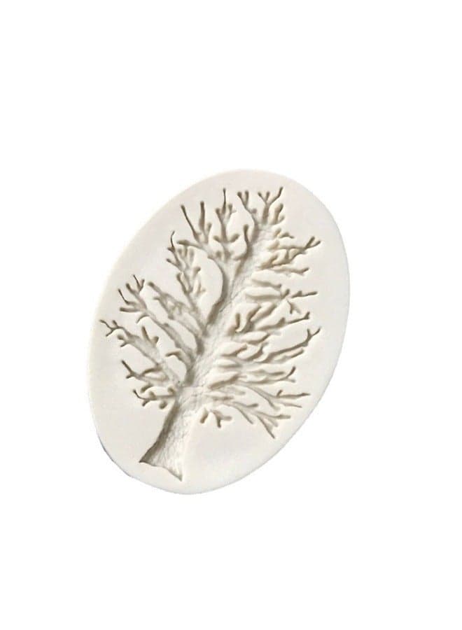 Tree Cake Silicone Mold ,Tree Silicone Molds Withered Tree Fondant Mold Tree Molds for Cake Decoration Candy Chocolate Cupcake Topper Polymer Clay Gum Paste