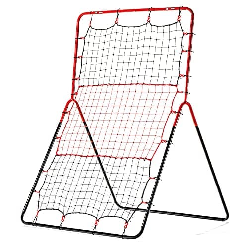Franklin Sports Baseball Rebounder Net - 3-Way Baseball + Softball Pitchback Net + Fielding Trainer - Bounce Back Net
