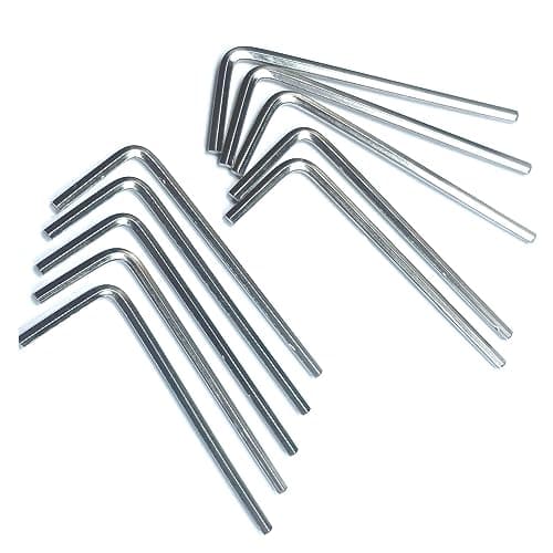ZDingTech 10pcs 5/64 Allen Wrench Sets,5/64" Hex Key Wrench Set,Allen Key Door Key L Shaped Hex Wrench Set with Long Arm.