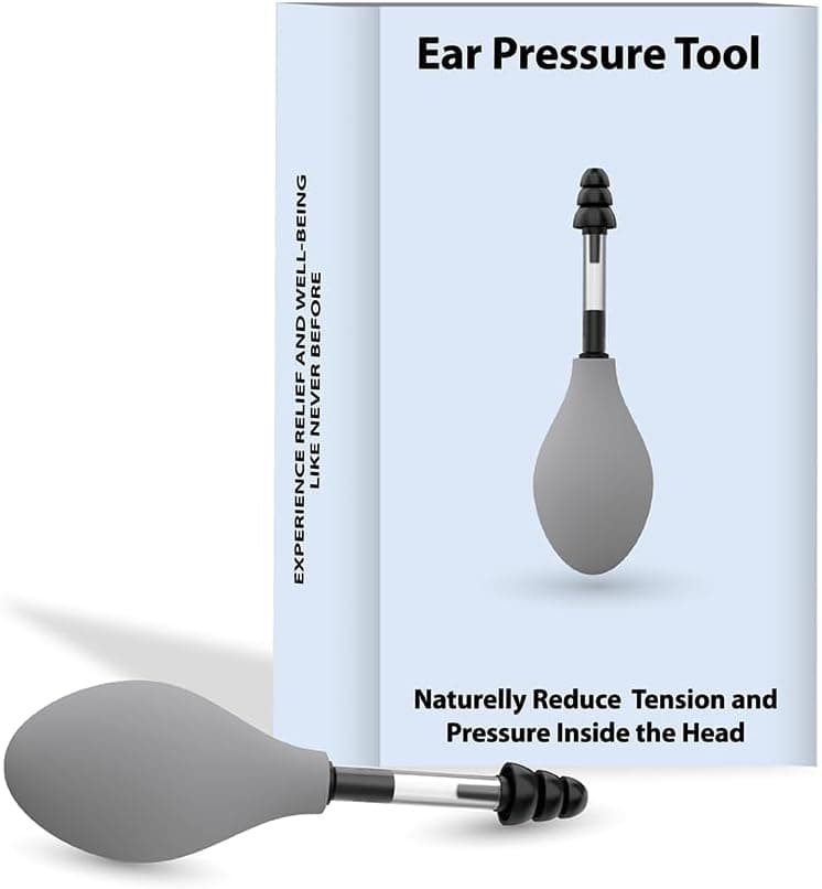 Ear Pressure Relief Device Migraine ReliefNaturelly Ear Pressure Adjuster NonInvasiveBalance Brain ResponsesPerfect for PostFlying Discomfort Airplane Travel Essentials