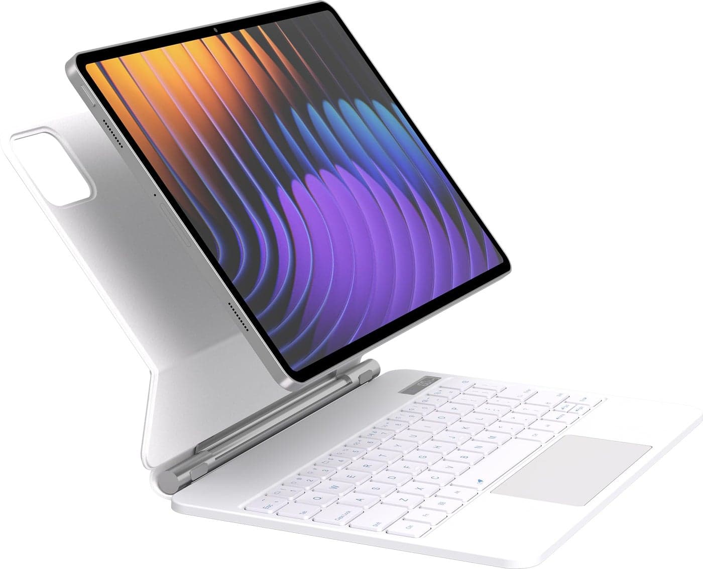 RTSY Magic Style Keyboard case for Xiaomi Mi Pad 8/7/7 Pro (11.2")-2026/2025/2024 with 7-Colors Backlit & Multi Touch Trackpad, Magnetic Floating Cantilever Stand, Bluetooth Keyboard Cover