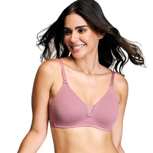 NYKD (NYB003 Cotton Lightly Padded & Non Wired Everyday T-Shirt Bra for Women | Medium Coverage Bra with Soft Detachable Straps | Ideal for All Day Comfort - Black