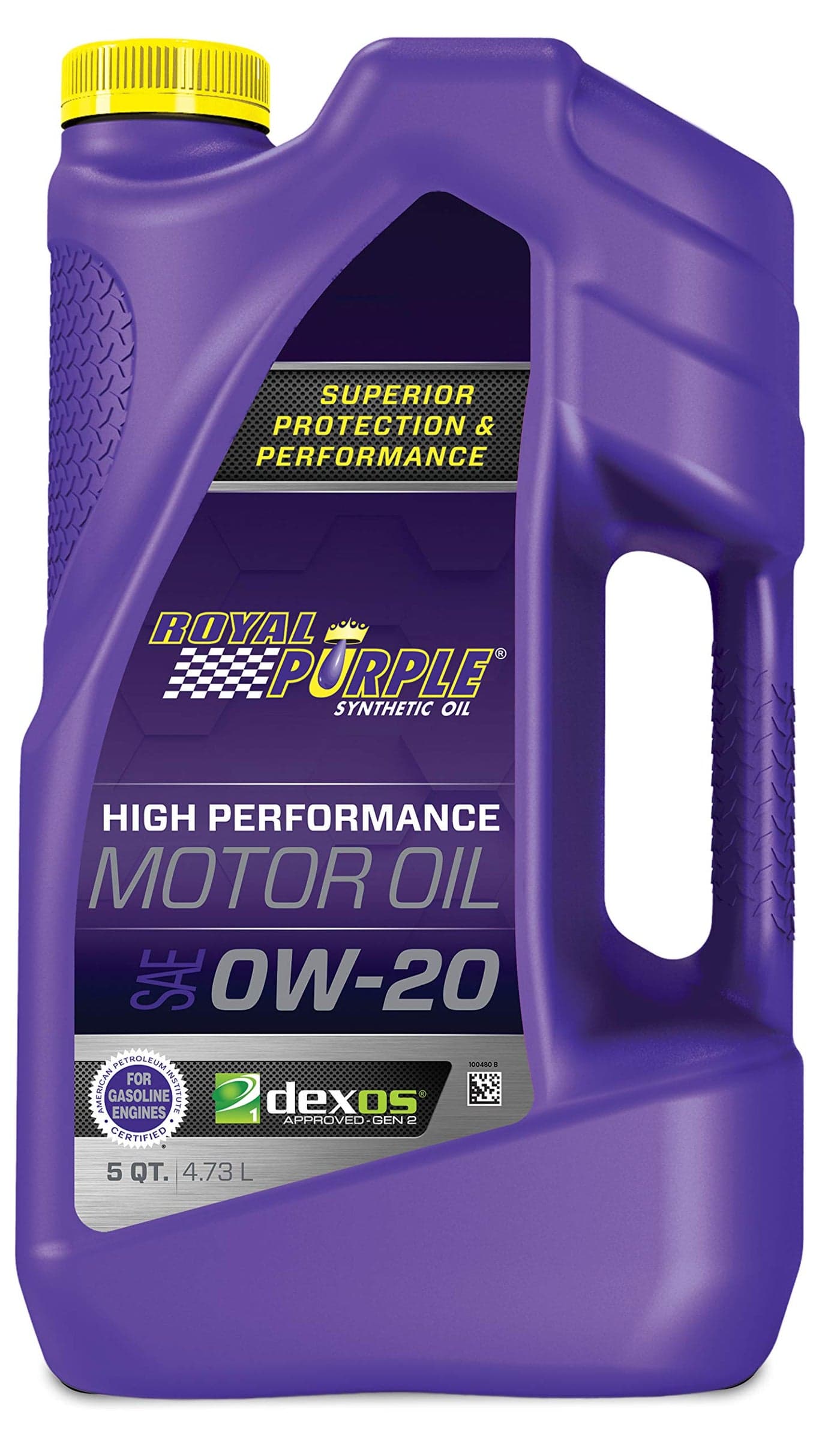 Royal Purple ROY51020 APILicensed SAE 0W20 High Performance Synthetic Motor Oil 5 qt